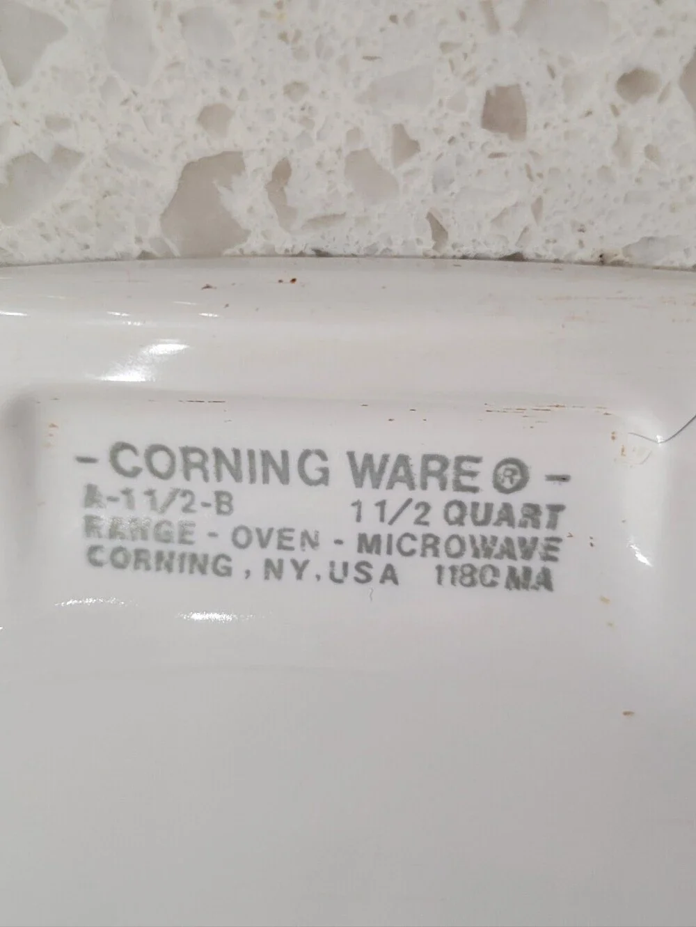 VTG Corning Ware Wildflower 7x7x3 Casserole Dish | A 1/2 B